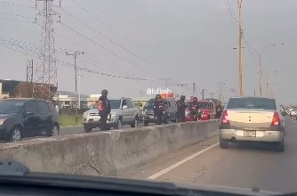 Colisión triple en la ARC tramo Guacara Valencia no dejó víctimas